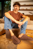 MENS CLOSED MULE BURNT