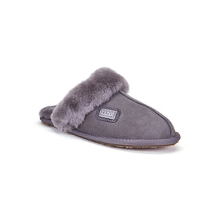 CLOSED MULE GRAY