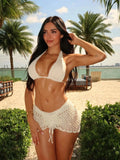 Ava Crochet three piece swimsuit - Wear with style