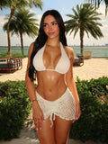 Ava Crochet three piece swimsuit - Wear with style