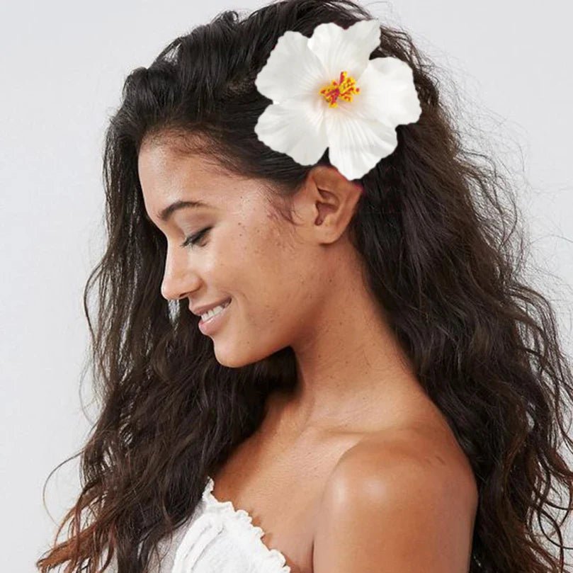 Away Hawaiian Flower Hair Clip - Wear with style