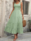 Ivy Lane Smocked Tank Dress - Sleeveless Charm