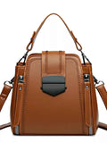 Leather Bucket Crossbody Bag