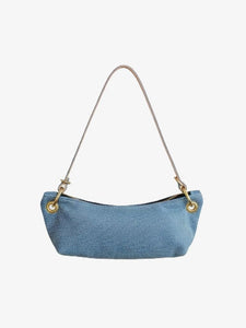 Baby Blair - East West Shoulder Bag, Denim Leather - Wear with style