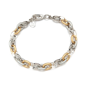 Barile Mini Bike Chain Necklace Platinum - Wear with style