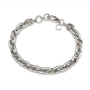 Barile Mini Bike Chain Necklace Silver - Wear with style