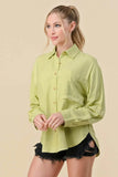 BASIC COLLARED BUTTON DOWN LONG SLEEVES SHIRTS - Wear with style