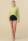 BASIC COLLARED BUTTON DOWN LONG SLEEVES SHIRTS - Wear with style