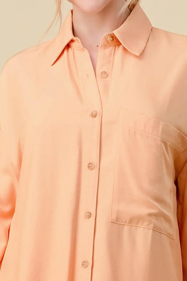 BASIC COLLARED BUTTON DOWN LONG SLEEVES SHIRTS - Wear with style