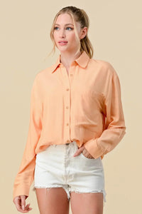 BASIC COLLARED BUTTON DOWN LONG SLEEVES SHIRTS - Wear with style