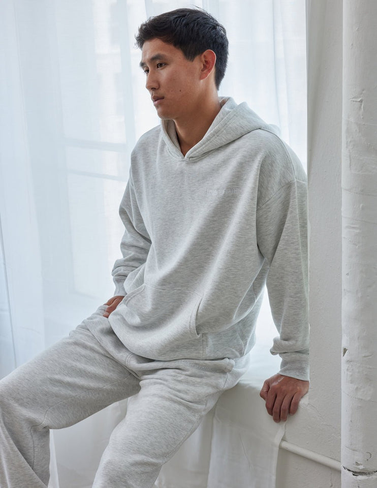 Basics Cloud Grey Unisex Hoodie - Wear with style