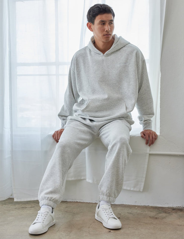 Basics Cloud Grey Unisex Hoodie - Wear with style