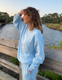 Basics Dream Blue Unisex Crewneck - Wear with style