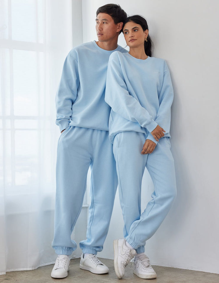 Basics Dream Blue Unisex Crewneck - Wear with style