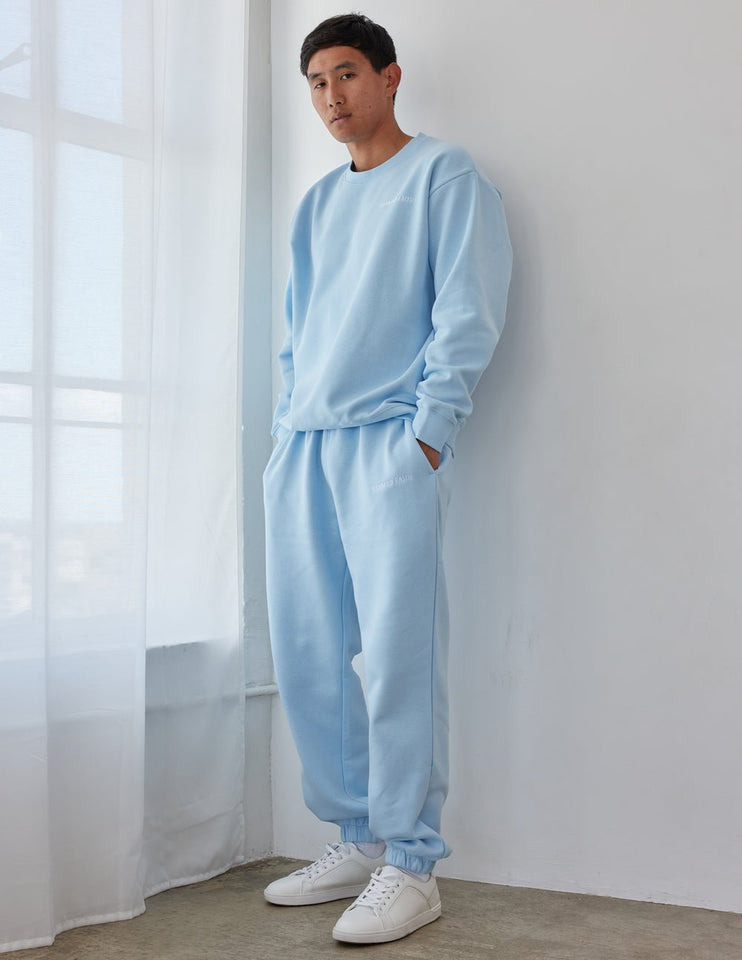 Basics Dream Blue Unisex Crewneck - Wear with style