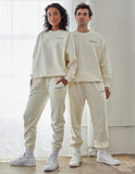 Basics White Sand Unisex Crewneck - Wear with style