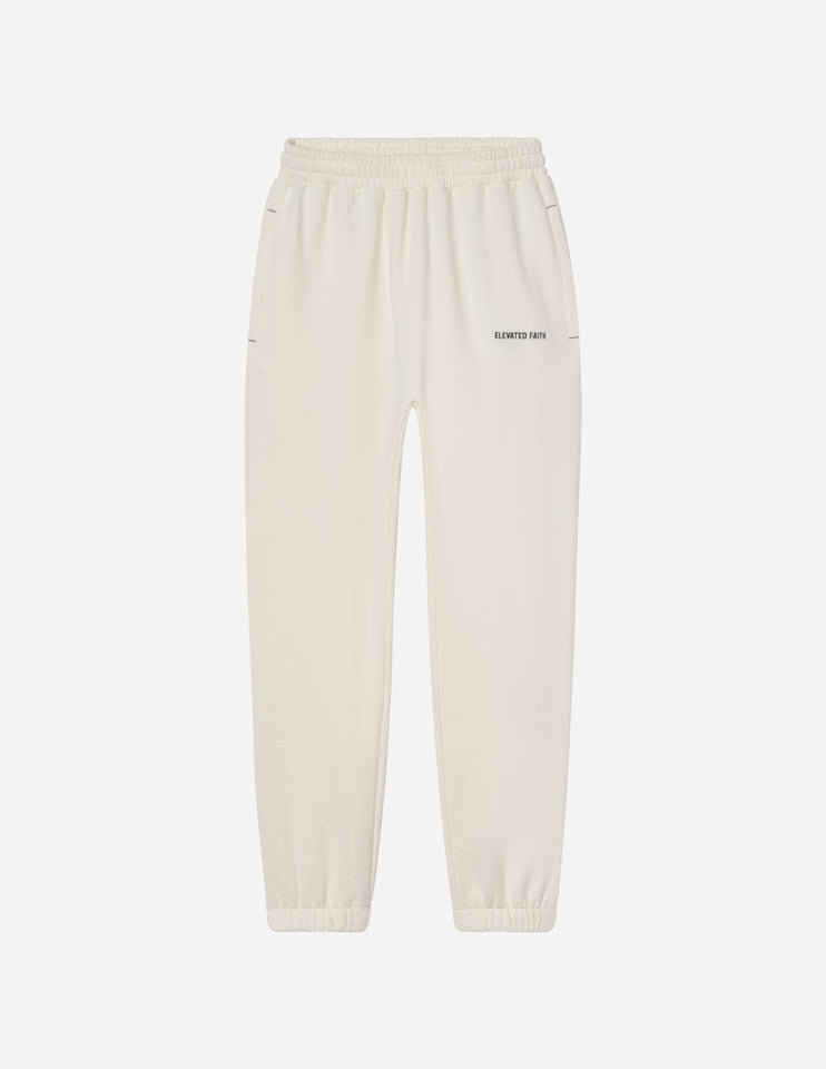 Basics White Sand Unisex Sweatpant - Wear with style