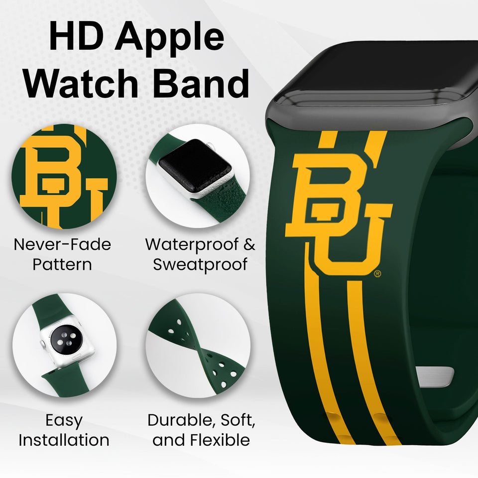 Baylor Bears HD Apple Watch Band - Wear with style
