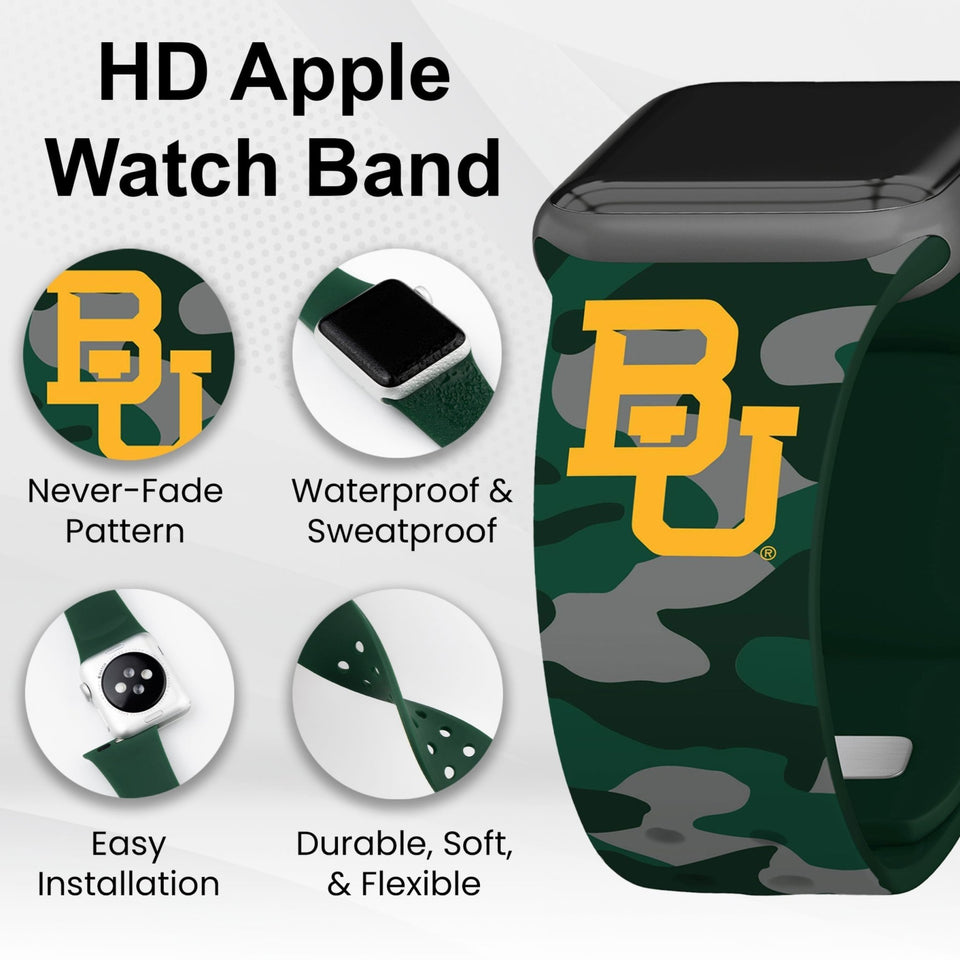 Baylor Bears HD Apple Watch Band - Wear with style