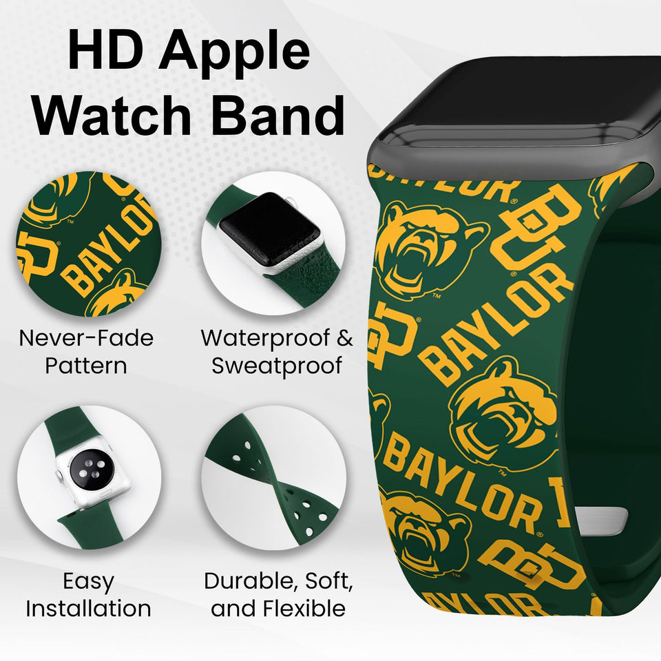 Baylor Bears HD Apple Watch Band - Wear with style
