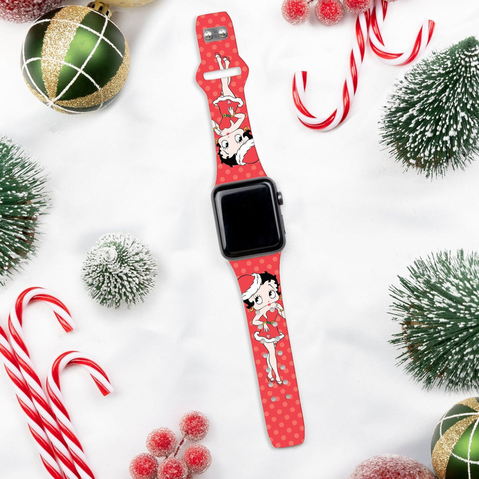 Betty Boop Christmas HD Apple Watch Band - Wear with style