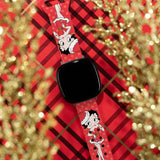 Betty Boop Christmas HD Fitbit Versa 3 and Sense 1 Watch Band - Wear with style