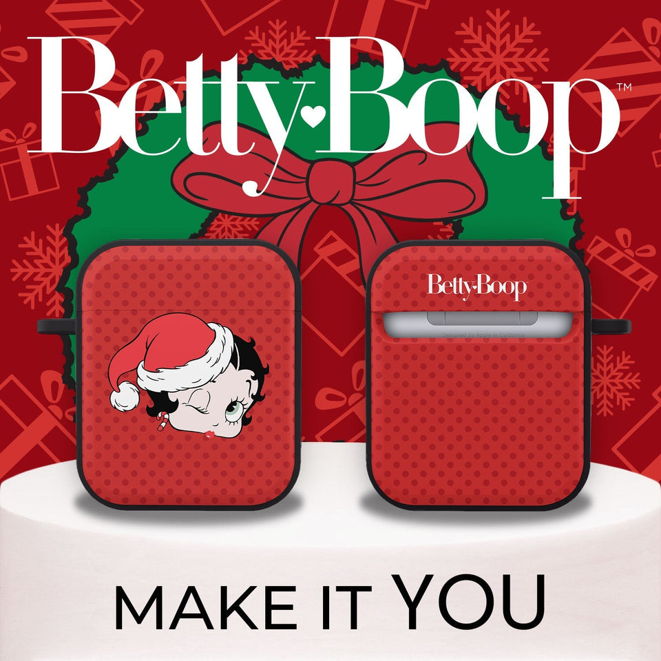 Betty Boop Christmas HDX Apple AirPods Gen 1 & 2 Case Cover - Wear with style