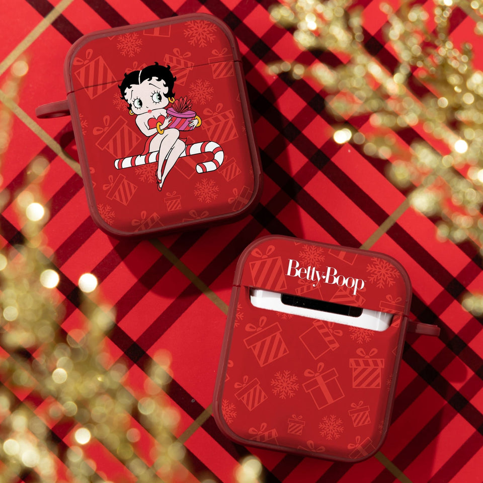 Betty Boop Christmas HDX Apple AirPods Gen 1 & 2 Case Cover - Wear with style