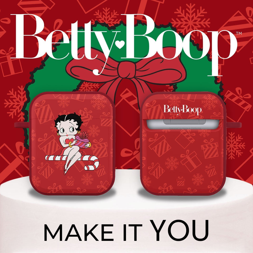 Betty Boop Christmas HDX Apple AirPods Gen 1 & 2 Case Cover - Wear with style