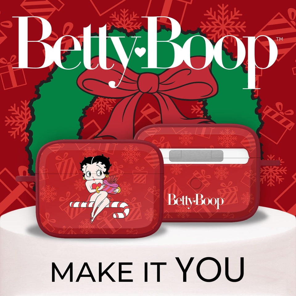 Betty Boop Christmas HDX Apple AirPods Pro 1 & 2 Case Cover - Wear with style