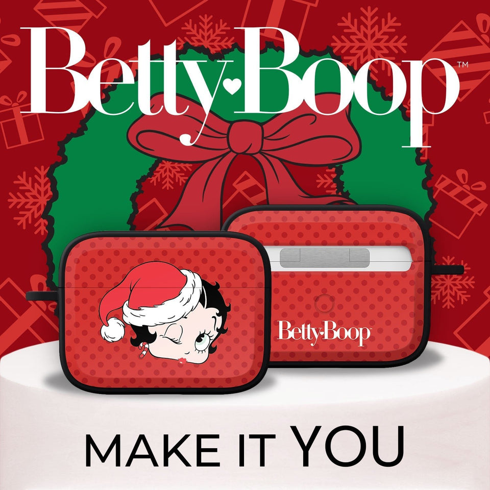 Betty Boop Christmas HDX Apple AirPods Pro 1 & 2 Case Cover - Wear with style