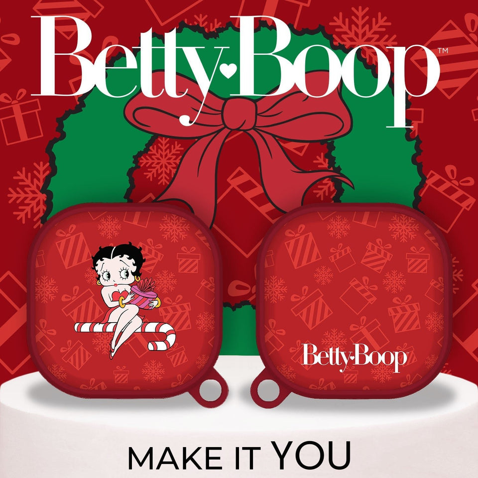 Betty Boop Christmas HDX Samsung Galaxy Buds Pro Case Cover - Wear with style
