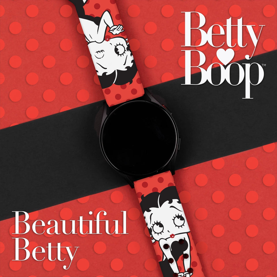 Betty Boop Classic HD Watchband for Samsung, Garmin, Fossil, and More - Wear with style