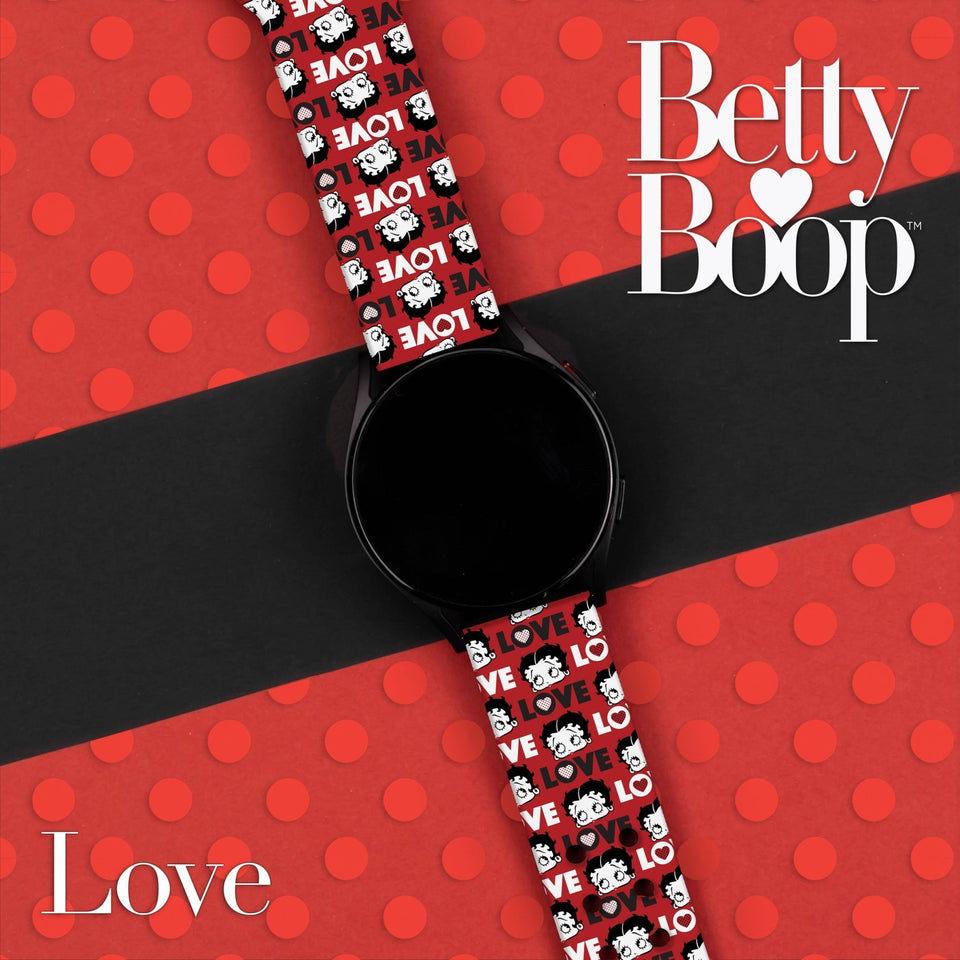 Betty Boop Classic HD Watchband for Samsung, Garmin, Fossil, and More - Wear with style