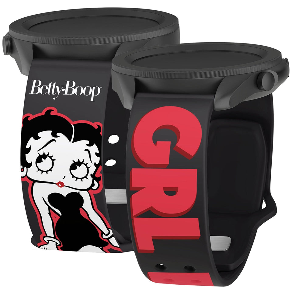 Betty Boop Girl Power HD Watchband for Samsung, Garmin, Fossil, and More for Samsung, Garmin, Fossil, and More - Wear with style