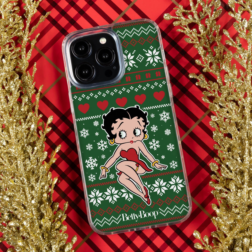 Betty Boop Happy Holidays HD Apple iPhone 12 Series Mag - Safe Phone Case - Wear with style