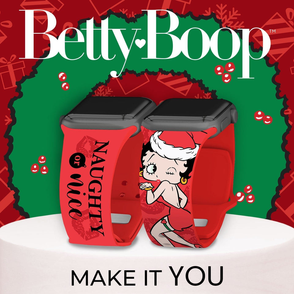 Betty Boop Happy Holidays HD Apple Watch Band - Wear with style