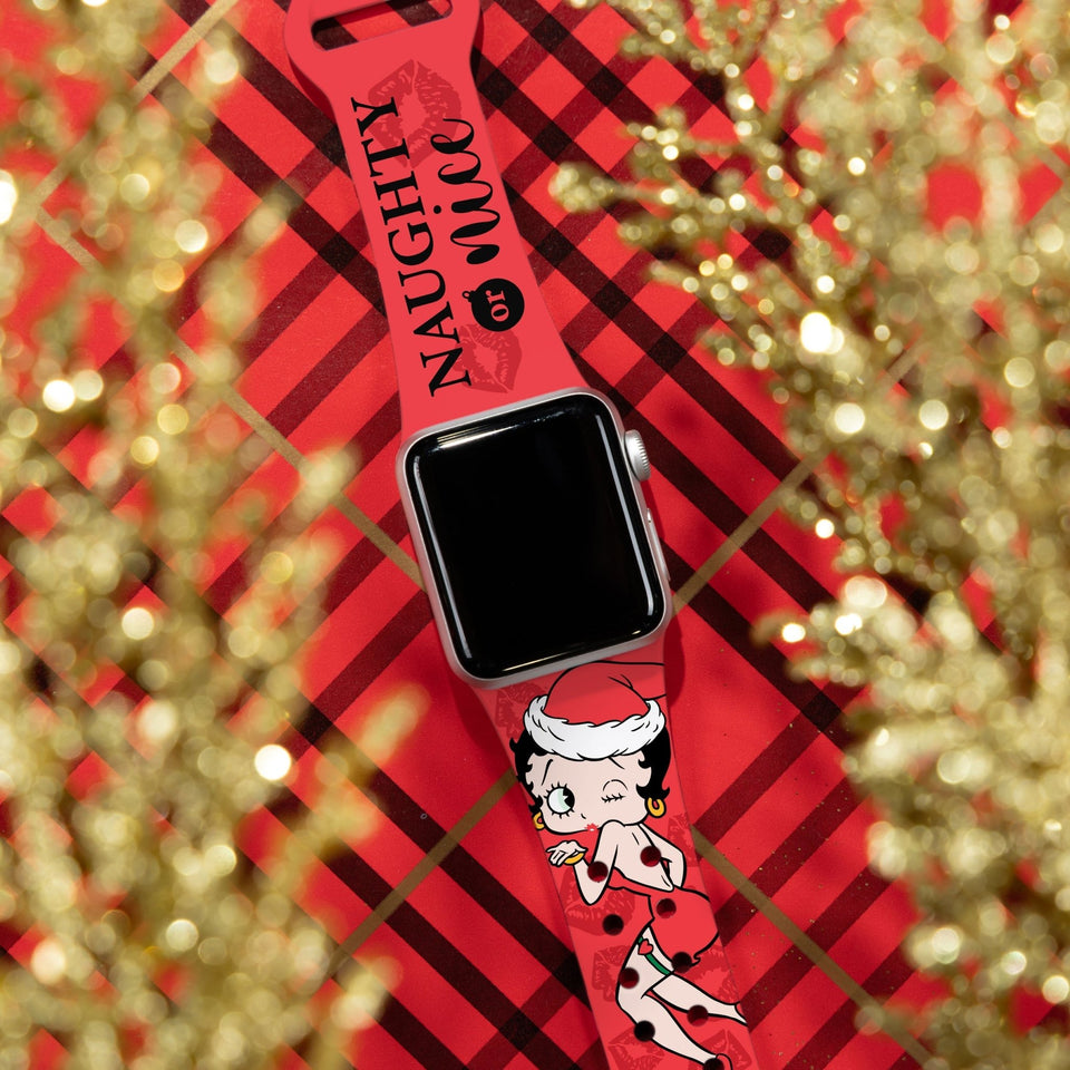 Betty Boop Happy Holidays HD Apple Watch Band - Wear with style