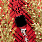 Betty Boop Happy Holidays HD Fitbit Versa 3 & Sense 1 Watch Band - Wear with style