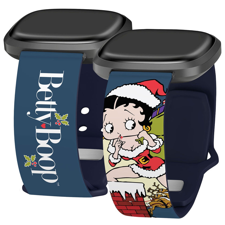 Betty Boop Happy Holidays HD Fitbit Versa 3 & Sense 1 Watch Band - Wear with style