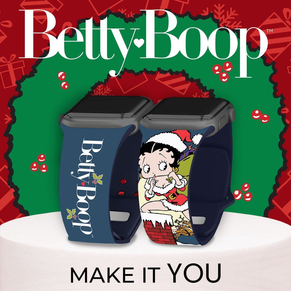 Betty Boop Happy Holidays HD Fitbit Versa 3 & Sense 1 Watch Band - Wear with style