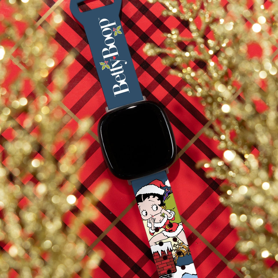 Betty Boop Happy Holidays HD Fitbit Versa 3 & Sense 1 Watch Band - Wear with style