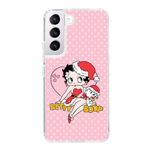 Betty Boop Happy Holidays HD Samsung Galaxy S24 Phone Case - Wear with style