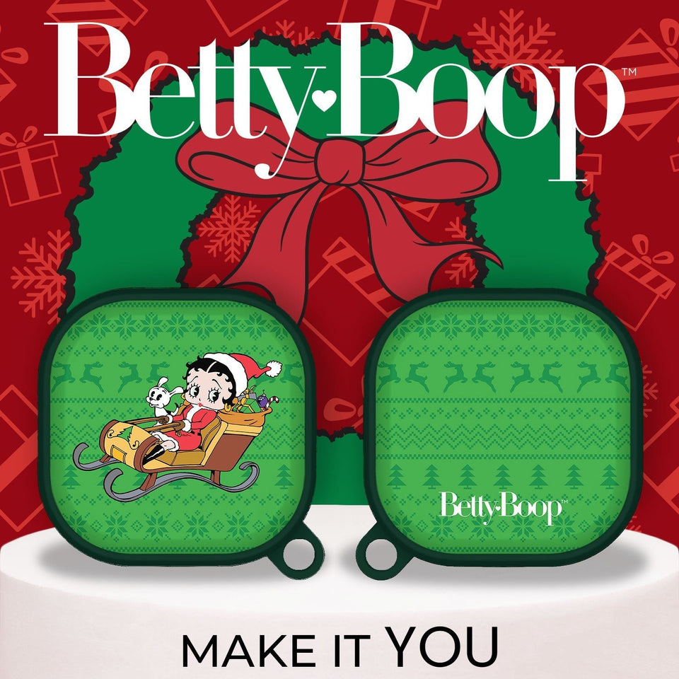 Betty Boop Happy Holidays HDX Samsung Galaxy Buds Pro & Buds Live Case Cover - Wear with style