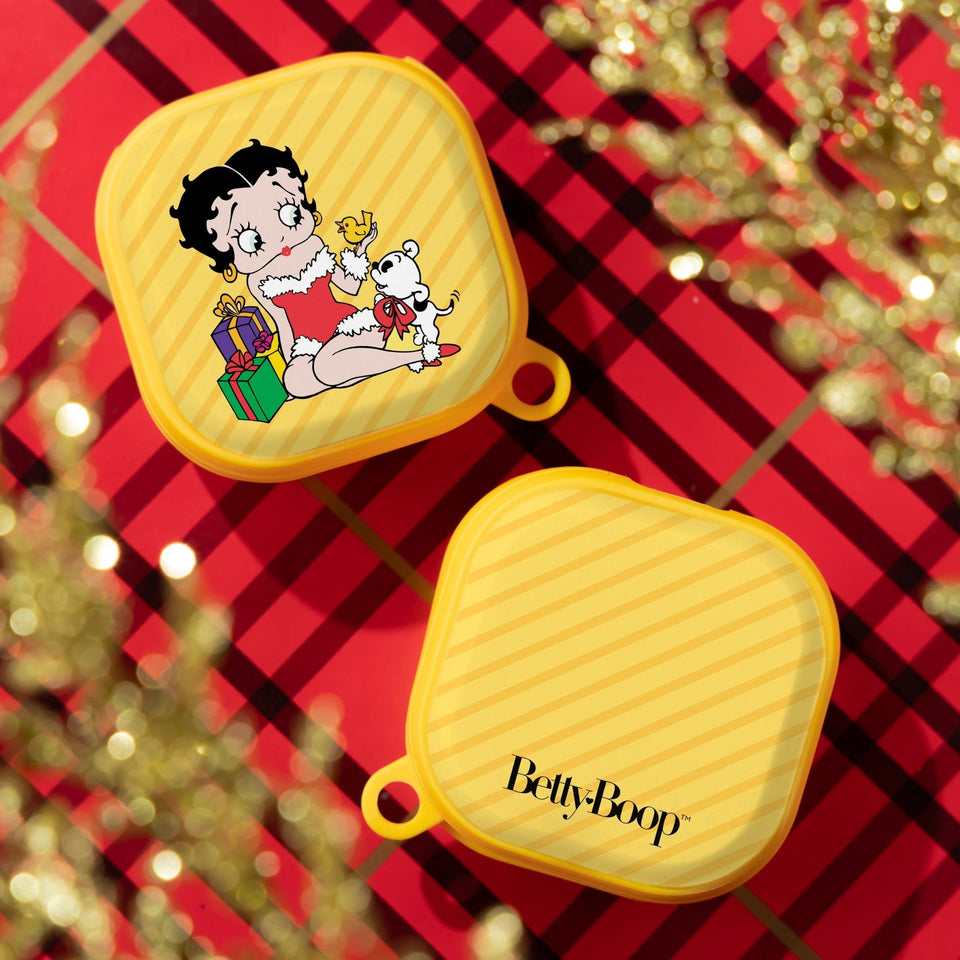 Betty Boop Happy Holidays HDX Samsung Galaxy Buds Pro & Buds Live Case Cover - Wear with style