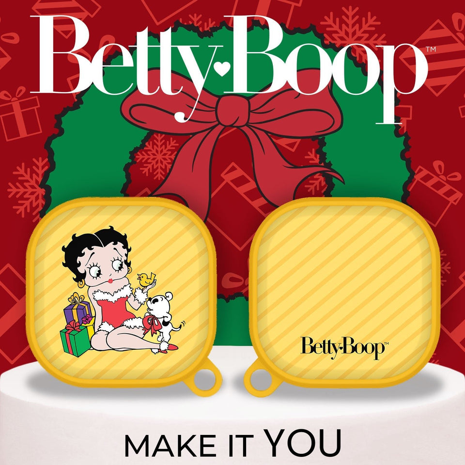 Betty Boop Happy Holidays HDX Samsung Galaxy Buds Pro & Buds Live Case Cover - Wear with style