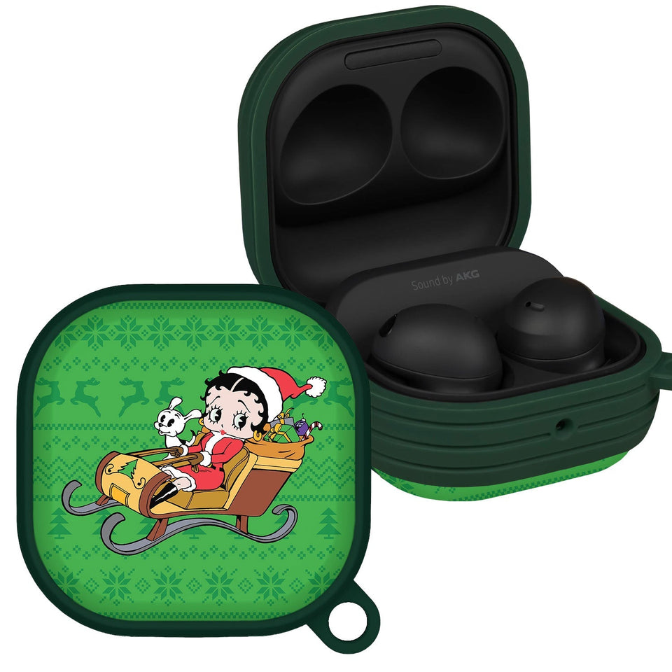 Betty Boop Happy Holidays HDX Samsung Galaxy Buds Pro & Buds Live Case Cover - Wear with style