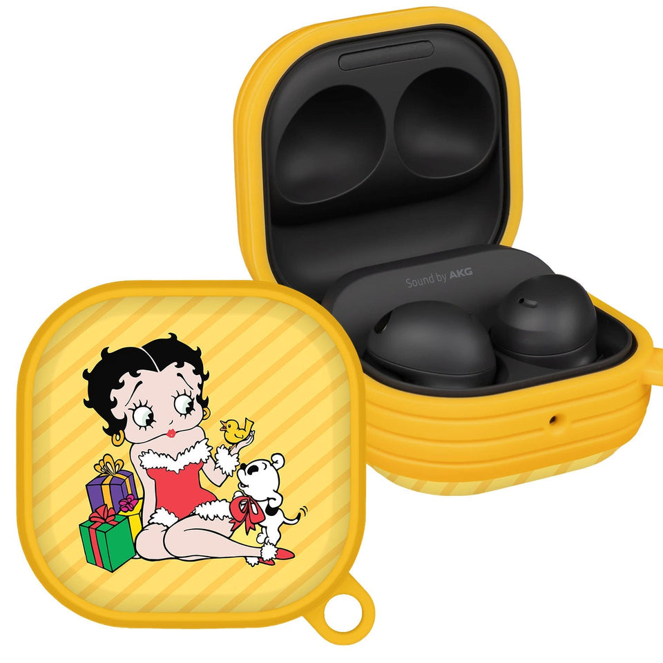 Betty Boop Happy Holidays HDX Samsung Galaxy Buds Pro & Buds Live Case Cover - Wear with style