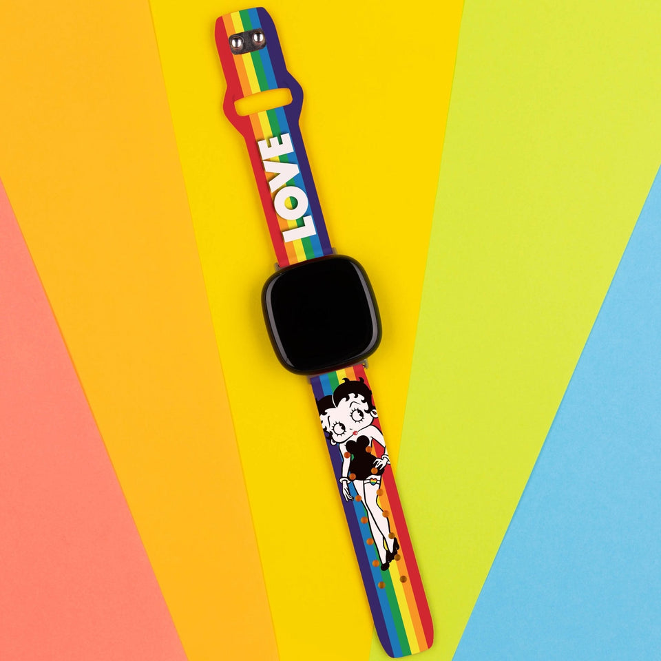 Betty Boop Pride HD Fitbit Versa 3 & Sense 1 Watch Band - Wear with style