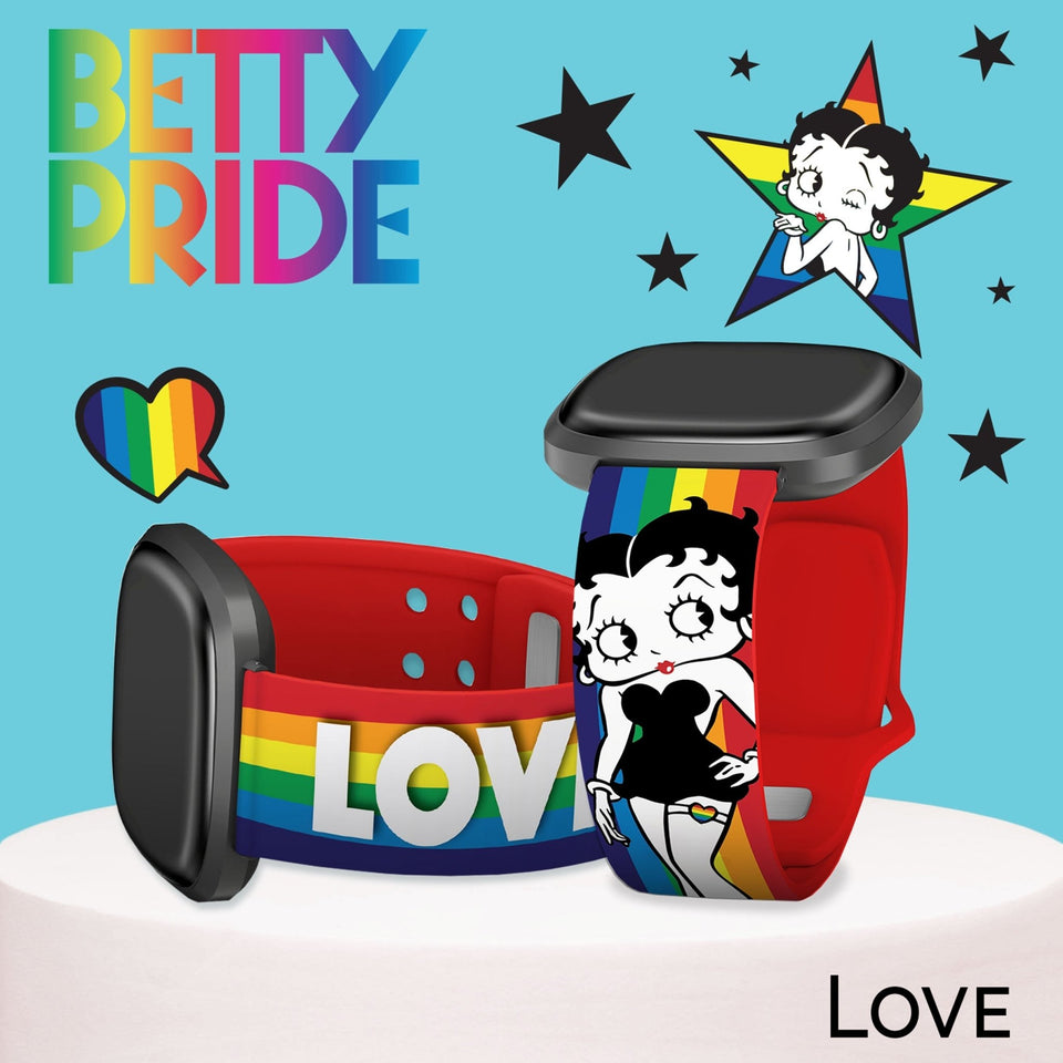 Betty Boop Pride HD Fitbit Versa 3 & Sense 1 Watch Band - Wear with style